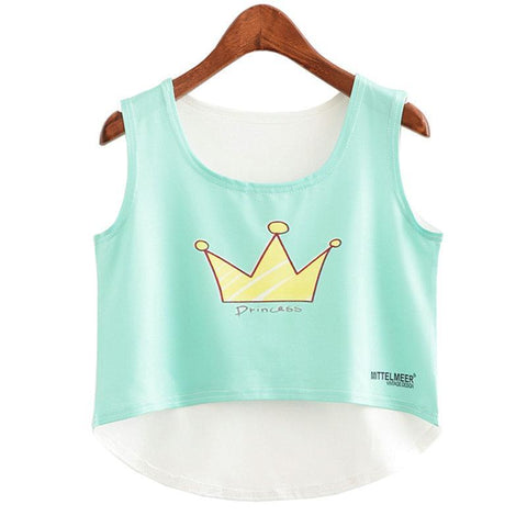 Narcissistic Cat Candy Crop Top