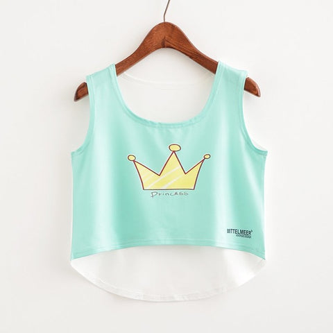 Narcissistic Cat Candy Crop Top