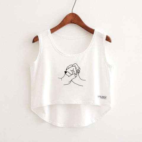 Narcissistic Cat Candy Crop Top