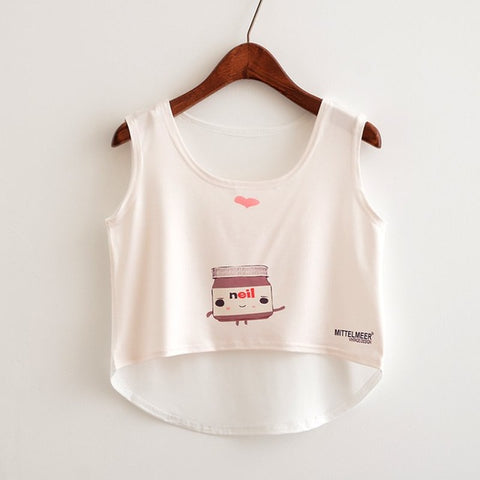 Narcissistic Cat Candy Crop Top