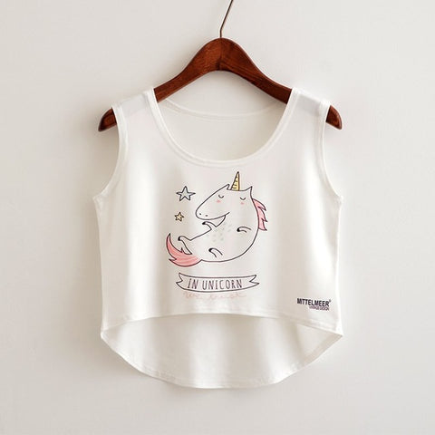 Narcissistic Cat Candy Crop Top